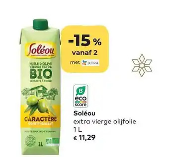 Bio Planet Soléou extra vierge olijfolie aanbieding