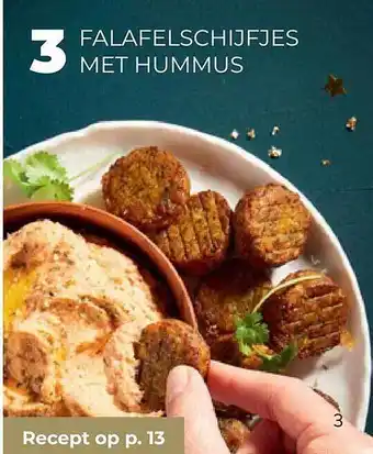 Falafelschijfjes met hummus