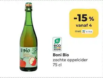 Bio Planet Boni bio zachte appelcider aanbieding