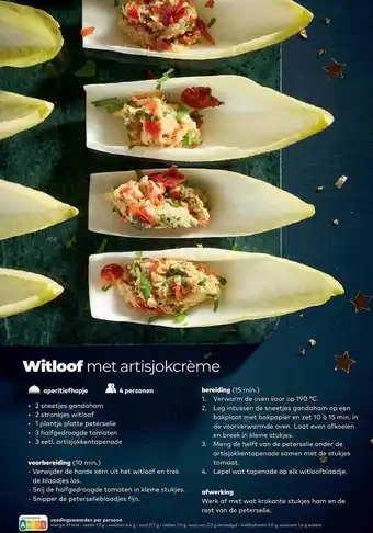 Witloof met artisjokcrème