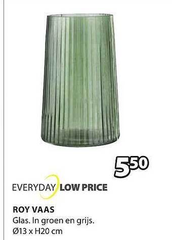 Jysk Roy vaas aanbieding