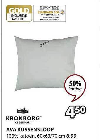 Jysk Ava kussensloop aanbieding