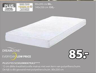 Plus f35 schuimmatras