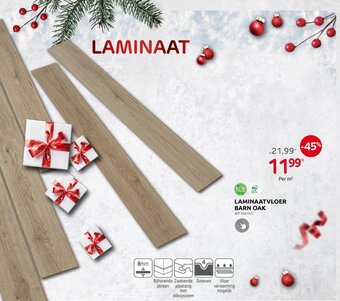 BricoPlanit Laminaatvloer barn oak aanbieding