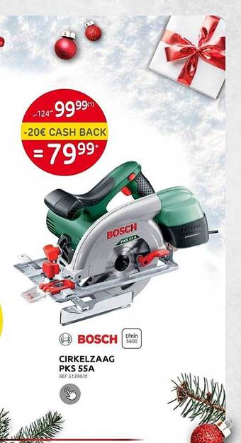 Brico Bosch cirkelzaag aanbieding