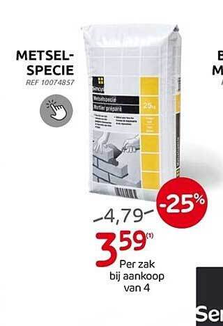 Brico Metselspecie aanbieding