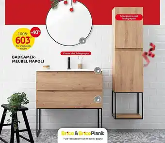 Brico Badkamermeubel napoli aanbieding