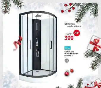 Brico Complete douchecabine pepper 2 aanbieding