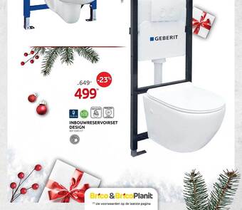 Brico Inbouwreservoirset design aanbieding