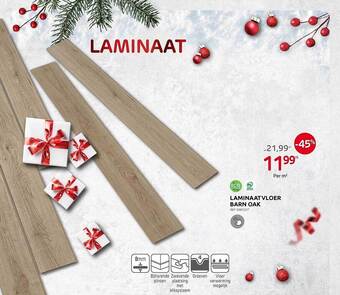 Brico Laminaatvloer barn oak aanbieding