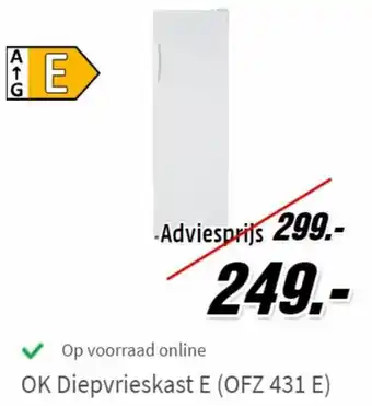 OK Diepvrieskast E (OFZ 431 E)