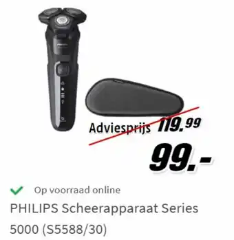 MediaMarkt Philips Scheerapparaat Series 5000 (S5588/30) aanbieding