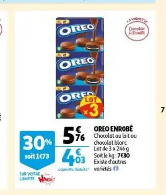 Oreo Enrobe 3 x 246 g