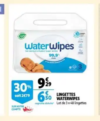 Waterwipes 3 x 48 lingettes