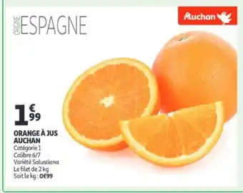 Auchan Orange A Jus Auchan 2Kg aanbieding