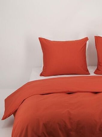 HEMA HEMA Dekbedovertrek - zacht katoen - uni terra (terra) aanbieding