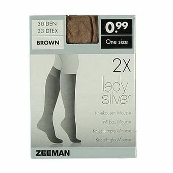 Lady Silver kniekousen