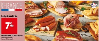 Auchan Charcuterie A Choucroute Le kg a partir de aanbieding