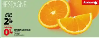 Auchan Auchan Orange A jus Le filet de 3 kg aanbieding