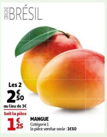 Auchan Mangue Les 2 aanbieding