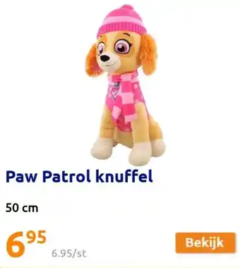Action Paw Patrol knuffel 50cm aanbieding