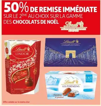 Auchan Sur Le 2eme Au Choix Sur La Gamme Des Chocolats De Noel aanbieding