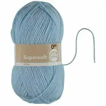 Supersoft breigaren babyblauw