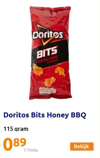 Action Doritos Bits Honey BBQ 115 gram aanbieding