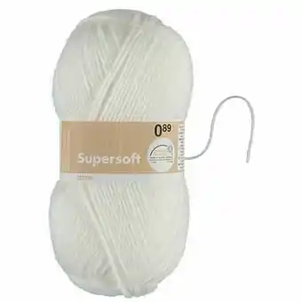 Zeeman Supersoft breigaren wit aanbieding