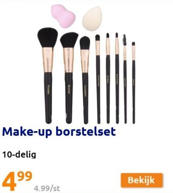 Action Make-up borstelset aanbieding