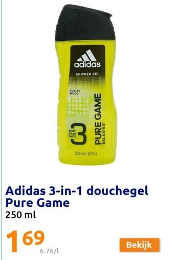Adidas 3-in-1 douchegel Pure Game
