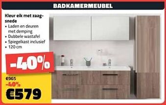 Bouwcenter Frans Vlaeminck Badkamermeubel aanbieding
