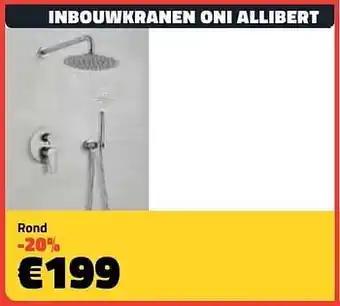 Bouwcenter Frans Vlaeminck Inbouwkranen oni allibert rond aanbieding