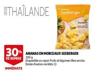 Seeberger ananas en morceaux 200g