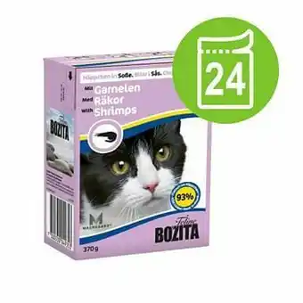 24x370g stukjes in Saus met Konijn Bozita Kattenvoer