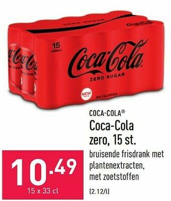 ALDI Coca-cola zero aanbieding