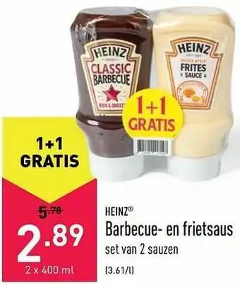 ALDI Barbecue- en frietsaus aanbieding