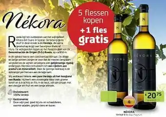 Nékora 5 flessen kopen + 1 fles gratis