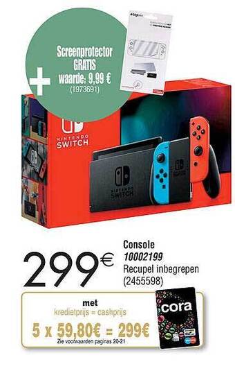 Cora Console aanbieding