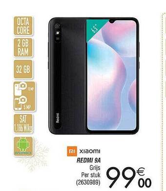 Cora Xiaomi redmi 9a aanbieding