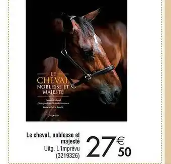 Le cheval, noblesse et majesté