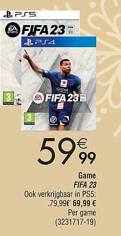 Cora Game fifa 23 aanbieding