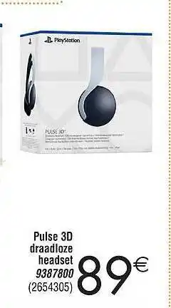 Cora Pulsse 3d draadloze headset aanbieding