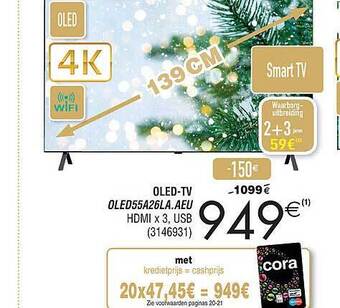 Oled-tv 139 cm