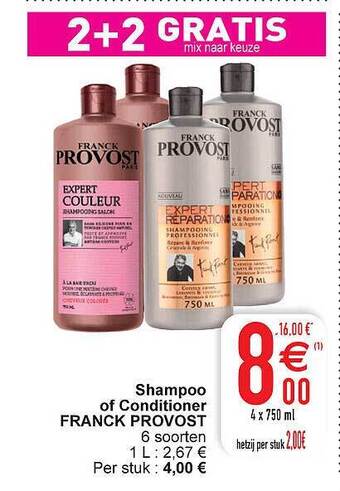 Cora Shampoo of conditioner franck provost aanbieding