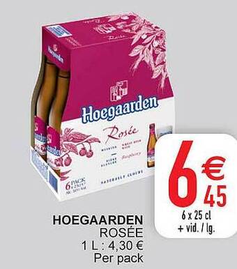 Cora Hoegaarden rosée aanbieding