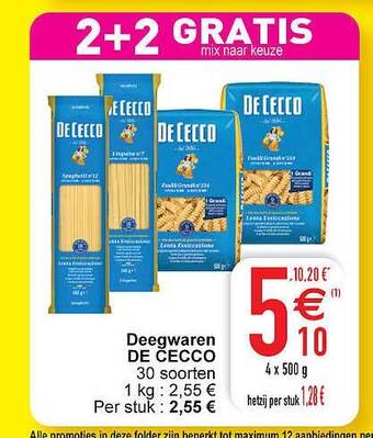 Deegwaren de cecco