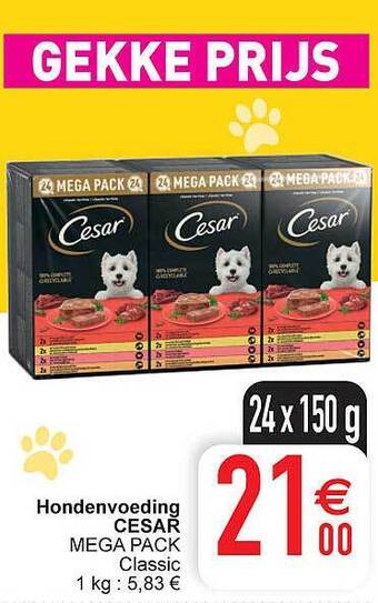 Hondenvoeding cesar
