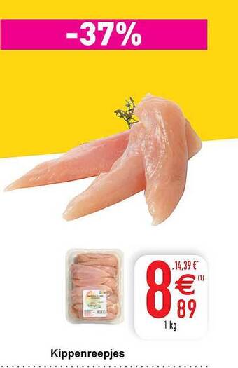 Cora Kippenreepjes aanbieding