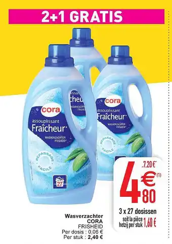 Cora Wasverzachter cora aanbieding